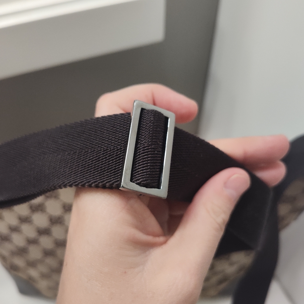 🥰 Vintage Y2K Gucci Joy Signature GG Monogram Logo Zip Top Crossbody Bag, Mint! - Picture 11 of 16